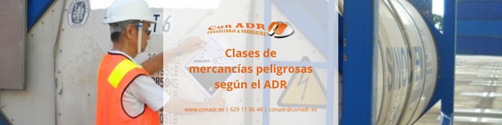 clases de mercancías peligrosas